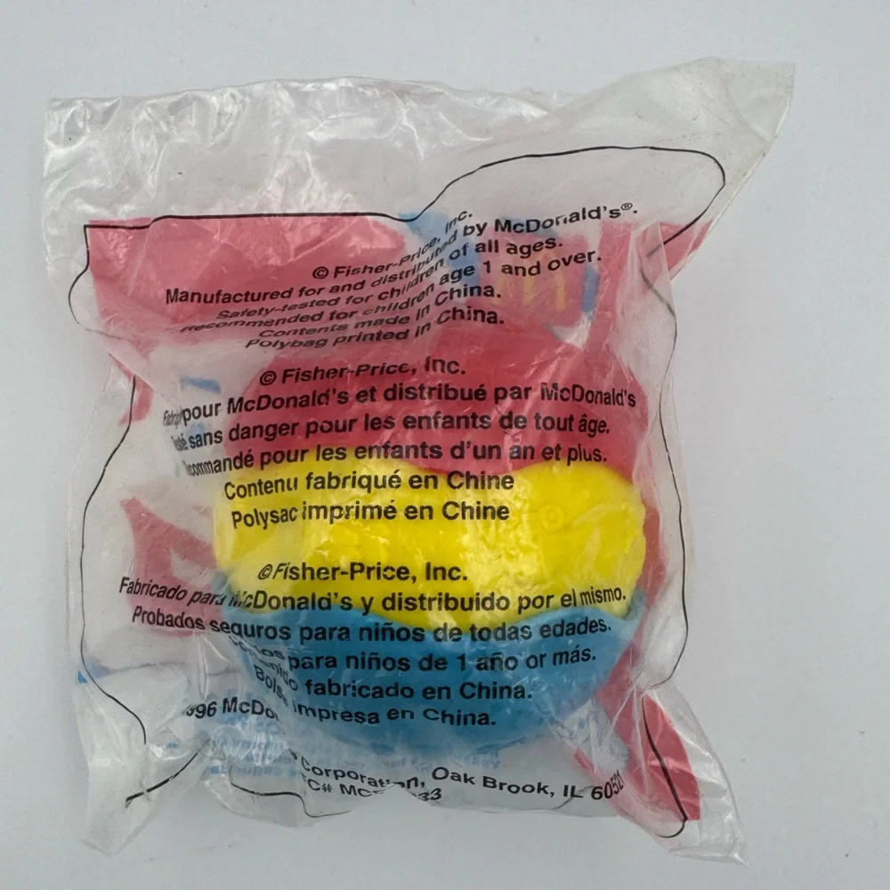 Fisher Price McDonald's Happy Meal Jingle Ball‎ Under 3 Toy NEW SEALED
